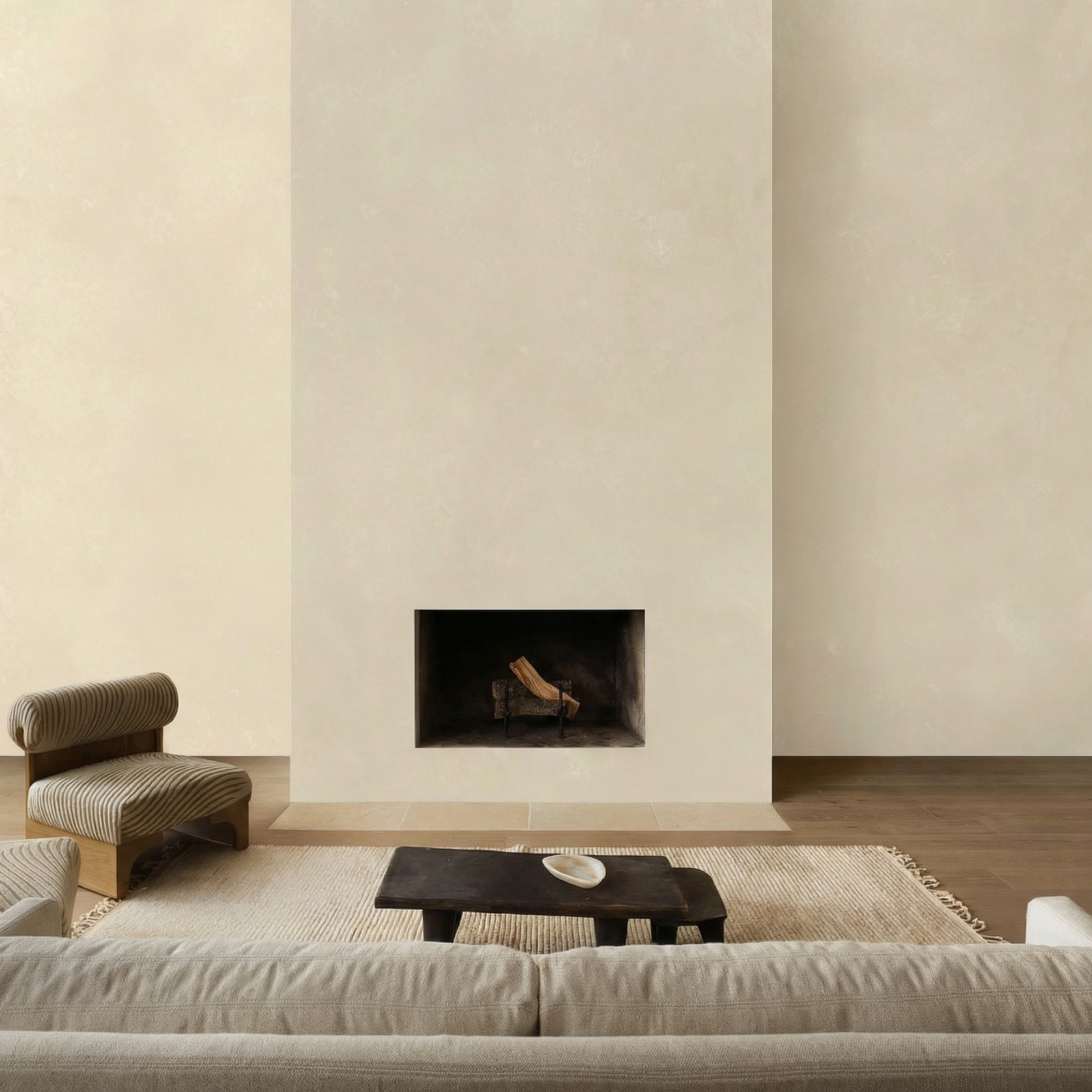 Artisan plaster finish by Lime Atelier, New York